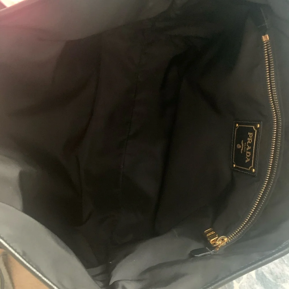 Prada black nylon tote with dust bag - Picture 10 of 16